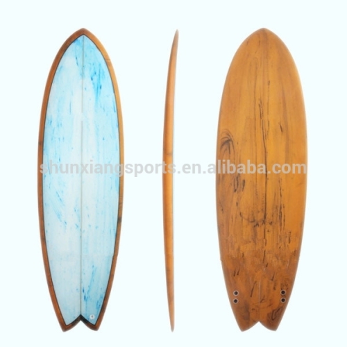 PU/EPS FIRBERGLASS surfboard fish tail resin tint