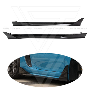 Carbon Fiber Side Skirts for Porsche Boxster 718 (2016-2018)