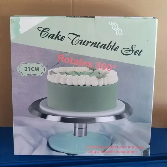 Hot Sale 360° Rotating Cake Turntable for Perfect Icing and Decoration