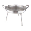 Stainless Steel Camp Griddle With Removable Leg