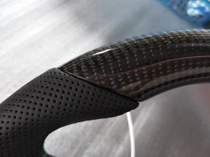 YTcarbon Real Carbon Fiber Steering Wheel for Mazda 3, 6, Axela, CX-3, CX-5 Automotive Accessories