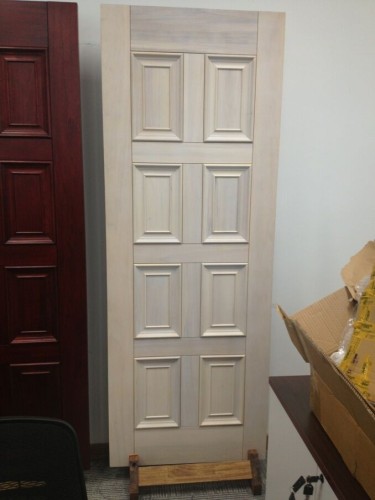 Solid Wood Luxury Classic Design White Wooden Doors