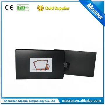 2.4'' Business Card Size Video Brochoure Card For Marketing Use