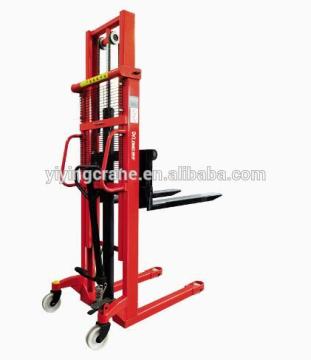 1 ton hand pallet stacker/hand operated forklifts with foot pedal