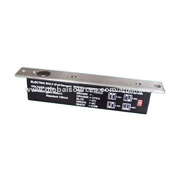 Electric Dropbolt Lock, Fail Secure with Time Delay Function, Suitable for Wooden and Glass Doors