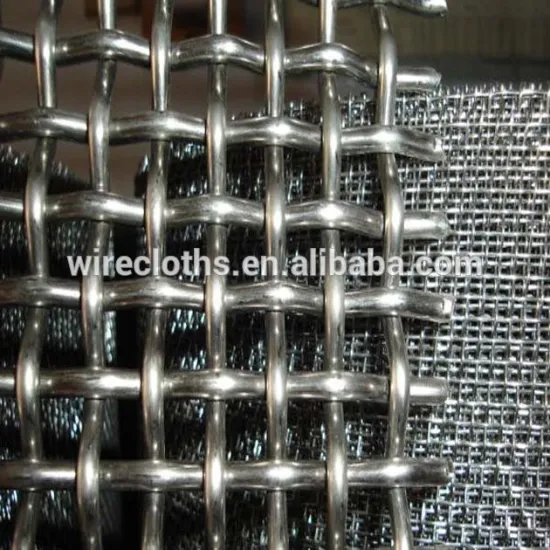 304 stainless steel square crimped wire mesh