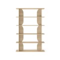 Wood Floor-Standing Bookshelf 3-Tier Storage Shelf