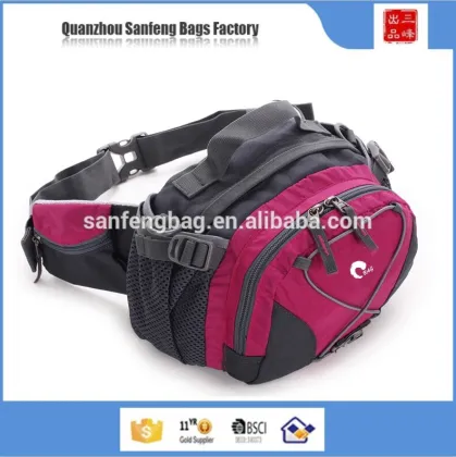 Waterproof running waist bag shoulder bag