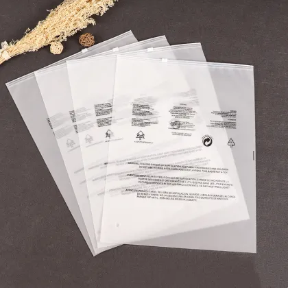 Custom Logo Transparent  Plastic clothes  Bikini Swimming Clothes Packaging Bag