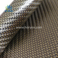 Tela de cuero de fibra de carbono de color brillo de color recubierto de TPU