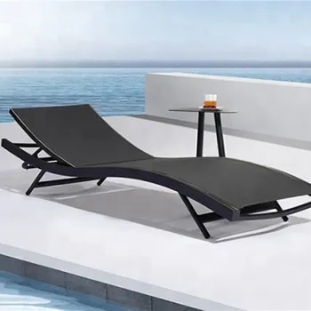 Outdoor Mesh Lounge Chair for Swimming Pool Sun Bed