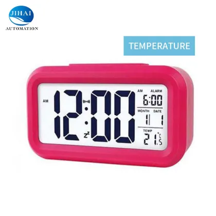 Customized Desk Clock Calendar: Electronic Alarm Clock