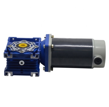 110V PM Brush DC24V Self-lock Metal Worm NMRV Structure Worm Gear Motor