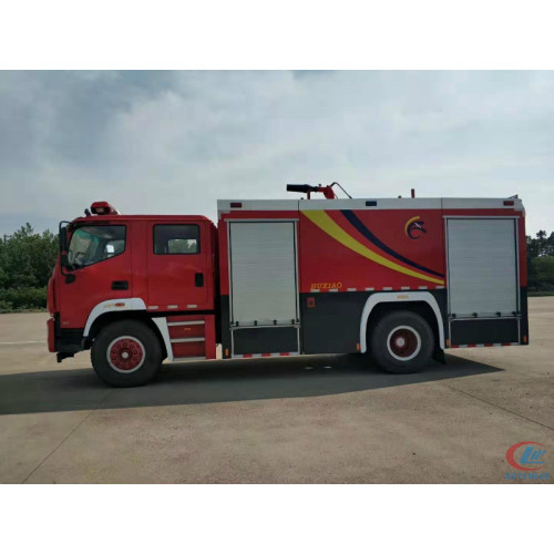 véhicules d&#39;émergence camion de pompiers en mousse d&#39;eau