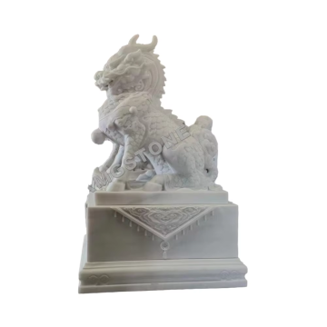 Luxury Granite Lion Statues for Elegant Garden Decor