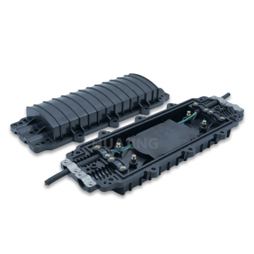 Horizontal Type 2 in 2 out Waterproof Fiber Optic Splice Enclosure GJS(04)-3Y 168 Core Hot Sale