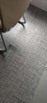 Carpet pattern & texture vinyl floor with CEcertification