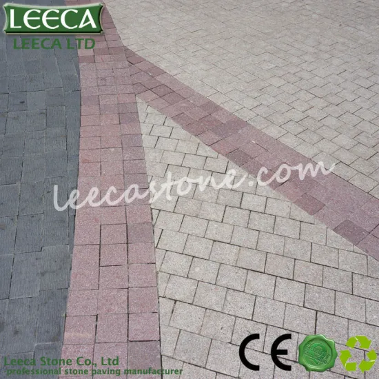 Pedestrian mesh back paving stone