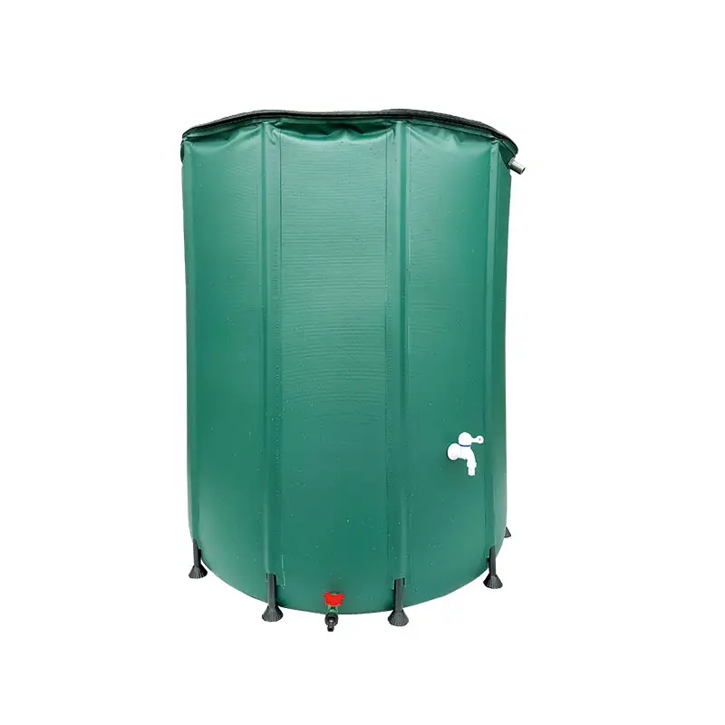 Tanque de agua flexible de barril de almacenamiento de lluvia plegable