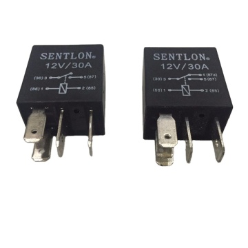 Factory Price Good Quality Universal Car Relay 4 Pin 5 Pin 12V/24V Auto Protective Relay