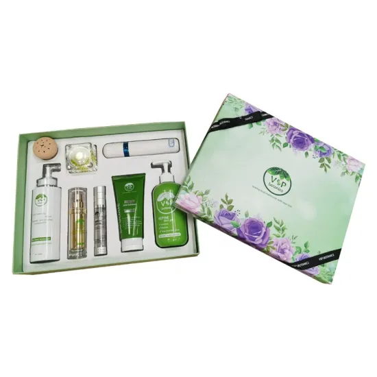 Empty Skin care set gift packaging paper box