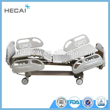 LS-MA4003 five functions hospital manual patient bed for medical use