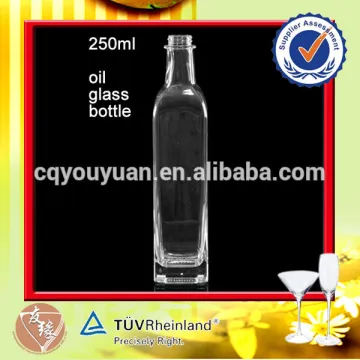 Different size food grade olive oil glass bottle 250ml
