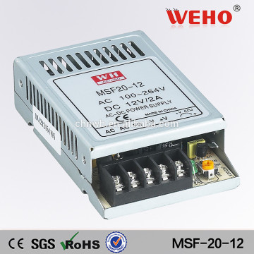 工場出口は20W 1.6A 12VDC防水電源を縮小します