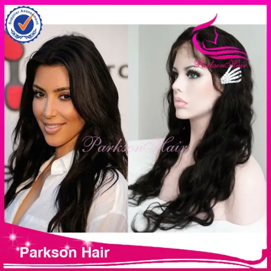 Hot beauty new hair 100% human hair body wave 6a grade hair 8-26inch malaysian lace front wigs