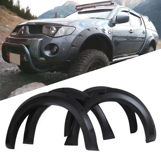 ABS Standard Width Steel Fender Flares ARCH 4 DOORS for Mitsubishi L200 Triton UTE 2015-2019