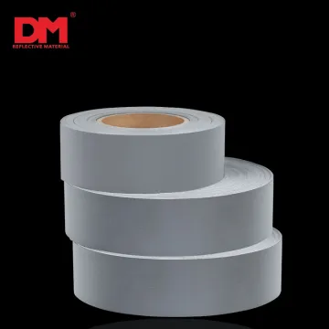 Black Sew On Reflective Material Tape for Clothing