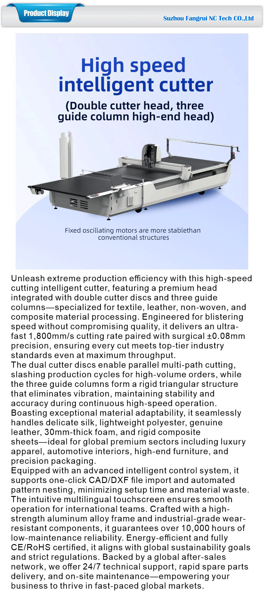 High-speed Cutting Machine -xiangqing1-FR025