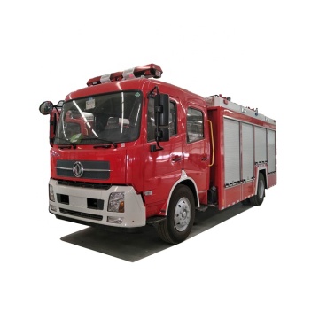  Dongfeng 4x2 Double Cabin 6T Water Foam Tank Emergency Rescue Fire Engine
