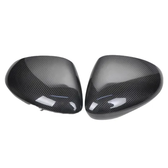 Real Dry Carbon Rearview Mirror Cover for Porsche Panamera 971 (2017 and Up)