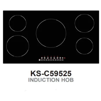 Touch Control 5 Burner Built-in Induction Hob KS-C59525