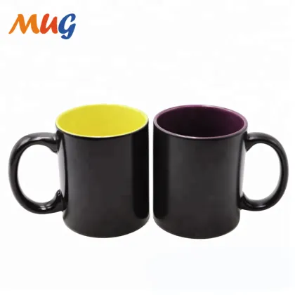11oz Black Magic Color Changing Sublimation Mug Cup
