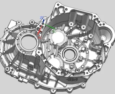 Aluminum die casting auto parts clutch housing