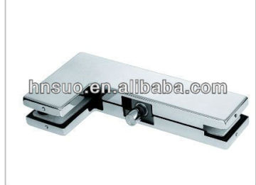 office frameless security glass door floor lock