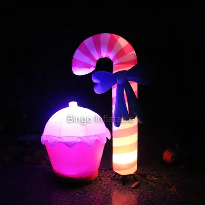 inflatable Christmas decoration crutch