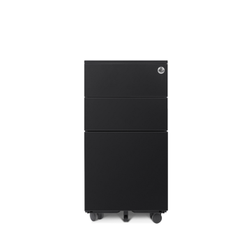 Movable Filing Cabinet with 3 Drawers on Wheels