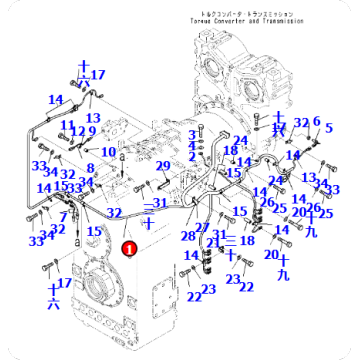 Wheel Loader WA900-8 Wiring Harness 427-15-37220