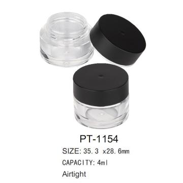 Plastic luchtdichte cosmetische ronde potcontainer PT-1154