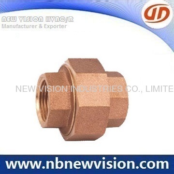 União de bronze com Flange