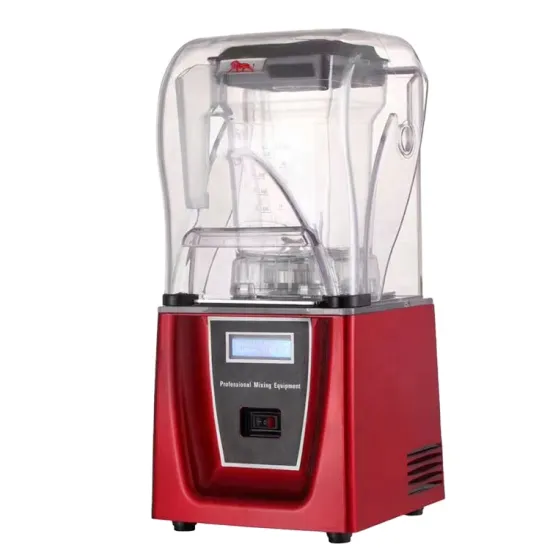 Silent Juice Machine Extractor with Soundproof Cover: Blender and Mixer for Smoothies