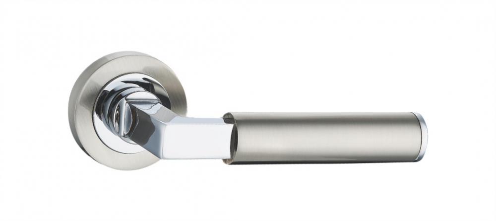 OEM Aluminum door handle on zinc rosette