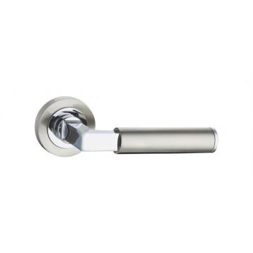 OEM Aluminum door handle on zinc rosette