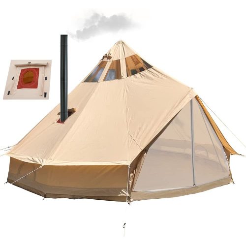 Tente de 1M Yurt Bell 5m pour 6 à 8 personnes