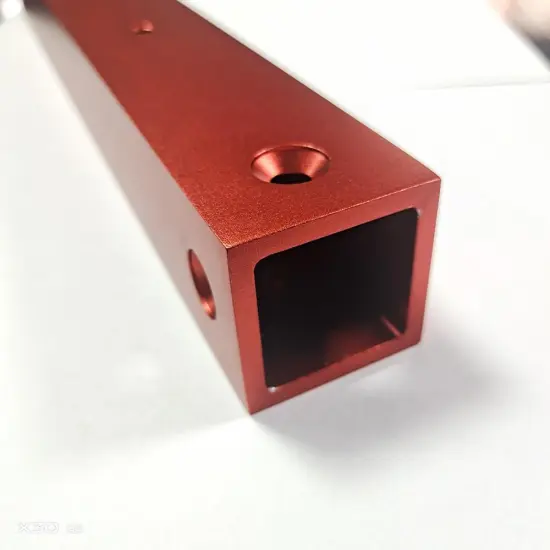 anodized 6063 T5 aluminum extrusion square tube