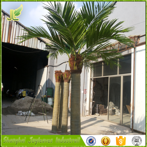 factory price plastic artificial coconut tree for outdoor decoration