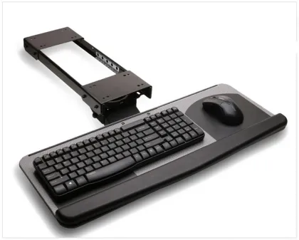 Ergonomic Clamp On Keyboard Tray With Mouse Pad